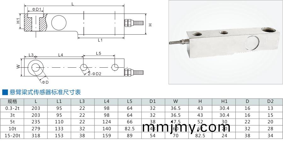 ML-QS-C懸臂樑式傳感器